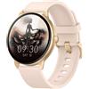 AcclaFit Smartwatch Uomo Donna con Chiamate Bluetooth, Orologio Fitness Rotondo da 1,38 con 147+ Modalità Sportive, Cardiofrequenzimetro, Sonno, IP68 Impermeabile, Compatibile con Android iOS