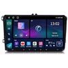 XIUNYIE Car Radio per Seat Altea XL Leon Skoda Fabia Combi Yeti Android 15 9 Pollici Touch Screen con Bt Fm Wifi Dual Usb Per, 4 Core 2G+64G