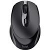 Trust Zaya Mouse wireless ricaricabile (Microricevitore USB riponibile ne mouse, 4 pulsanti, 800-1200-1600 dpi, Porta USB-C per ricaricare la batteria) Nero