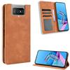 BaiFu Cover per Asus Zenfone 7 Pro ZS671KS, Custodia Portafoglio Pelle Sintetica con TPU, Supporto Stand, Slot per Schede e Protezione Integrale Adatto per Asus Zenfone 7 Pro ZS671KS Cellulare, Marrone