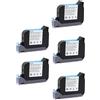 KAKAK 1/3/5 pezzi 2588+ 2588+(M) Nessuna cartuccia di inchiostro solvente crittografato for stampante portatile 600 DPI Data 12,7 mm Codificatore a getto d'inchiostro per testo codice(White,5pcs)
