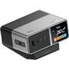 CUKTECH 30 Ultra 300W 5-Ports GaN Multi Charging Station, Caricatore USB C con Display LCD e Ricarica Rapida, Compatibile con Laptop, MacBook, iPad, iPhone 16/15, Galaxy S24/S23