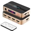 VENTION HDMI Switch 5 in 1 Out With IR Remote, 4K @30Hz 3D UHD Selector Compatible With PS5, PS4, PS3, Xbox, DVD, TV, Blu-ray, Projector