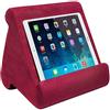 Shunwige FANIER Cuscino Supporto per Tablet, Multi-Angolo Supporto Tablet Universale in Spugna Compatibile con Tablet, iPad, per lettori di libri elettronici, smartphone, magazine (Vin rosso)