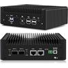 CWWK Mini PC N150 10GbE Firewall Appliance, Dual 10Gbit SFP+, 2 x i226-V 2.5GbE LAN, Micro OPNsense Box, 10Gb Mini Computer, 16GB DDR5 RAM 256GB NVMe SSD, E-key, USB-C, TF, AES-NI