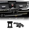 KUNGKIC Per BMW Serie 1 F20 F21 2012-2018 Supporto per Telefono Auto Regolabile Supporto per Telefono Auto Compatibile con Cellulari da 3,5-5,5 Pollici Accessorio Rotazione 360° Lega di Zinco ABS