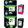 HP Cartuccia originale HP 301XL multipack
