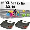 TonerPartner Il set economico che sostituisce Brother AX-10 / 1032 contiene 2 nastri