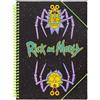 Grupo Erik Portalistini A4 Rick and Morty - Porta Documenti con 30 Buste Transparenti A4, Elastico e Copertina Flessibile | Cancelleria