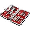 TARSHYRY Set di Manicure, Kit per Unghie Viaggio 10pcs in Acciaio Inossidabile Taglia Unghie Set per Scissori Chiodi le Forcini di Pedicure Manicure