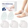gelpretty 3 Paia Calza In Gel Di Silicone Morbido +10 Pezzi Cerotti Per Vesciche, Proteggi Cuscinetti Per Tallone, Gel Tacco Calze, Comfort Migliorato, Supporti Tallone, Donna E Uomo