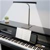 Lustaled Lampada per Pianoforte, Luce LED per Pianoforte Verticale e a Coda, Lampada da Scrittura con Collo Flessibile Regolabile, Luce per Spartiti con Porta USB, 3 Temperature Colore e 10 Livelli di