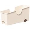 LOVIVER Bidone Del Contenitore per Contenitore di Stoccaggio a Rotolamento con Ruote per Bidoni Del Cestino per La Cucina Del Supporto per La Cucina per Il Ga, a 39x14.5x20cm