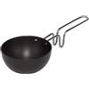 Sahishnu Online & Marketing Padella Tadka in alluminio anodizzato duro, mini padella per friggere, padella grande Tadka, Dal Tadka, Vagaria, Vagaria con manico lungo