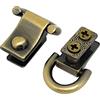 ZLYY 6pcs rivetti a vite D anello prigioniero, bottoni a vite per zaino in pelle fai da te borsa hardware (bronzo)