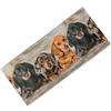 Tex family Tappeto Cucina Runner Cuccioli Bassotti - Passatoia Cucina Antiscivolo Lavabile PVC 6 mm - Made in Italy - Cm. 50x500