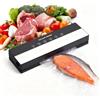 VOKO Macchina Sottovuoto,Potente 90Kpa Precisione 5 in 1 Sistema di Conservazione degli Alimenti Sottovuoto, Include sacchetto per il vuoto, Modalità a Secco e Umido Nero (Black, 10 vacuum bags)