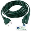 ELETTROFIX Cavo Folletto VK 135/136 ORIGINALE - 7 METRI - Filo Folletto VK 135/136 - Ricambio Alimentazione Scopa Elettrica - Facile Montaggio - Resistente e con Spina Italiana