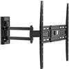 Meliconi CME EDR 400 - Supporto TV a parete con doppio braccio per Ruotare e Inclinare, per Tv a Schermo Piatto da 40 a 55'', VESA 200-300-400, Facile Montaggio, Portata 25 kg, Made in Italy