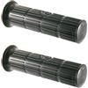 cyclingcolors Manopole moto 125 mm diametro 24 mm in gomma per manubrio compatibile con Vespa 50 ET3 125 cc, nero
