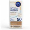 Nivea Sun Breath UV Specific Light SPF50+ Fluido Viso Leggero Con Protezione Alta per Pelle Chiara Soggetta a Macchie