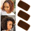 FASHION IDOL Afro Kinkys Capelli Umani Sfusi per Estensioni Dreadlock Riparazione Treccia Torsione Afro Kinky Capelli Umani per Locs 1 Confezione 50 Grammi 1.8 Oz Una e Tre Confezione in Vendita