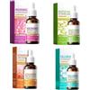 Wootapson 4pc Niacinamide Whiten Anti-Freckle Facial Serum, Anti-Aging Emollient, Astaxanthin Anti-Oxidation, Salicylic Acid Oil Control Acne, Illumina L'incarnato, Uniforma Il Tono Della Pelle E La Rassoda