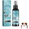 Mnozreo Spray Pulitore Occhiali Con Protezione Antigraffio,Rimuove Efficacemente Sporco E Macchie,Per Tutte Le Lenti In Vetro E Plastica,Formula Senza Strisce Per Visione Nitida.