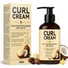 Tiepetly Curl Cream Idrating, crema per ricci naturali, 150 ml