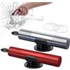 Amacoam Martello di Emergenza per Auto, 2 Pack 2 in 1 Taglia Cinture di Sicurezza Rompivetro Martello di Sicurezza Portatile Martello Rompivetro Auto Martello di Sicurezza (Rosso Argento)