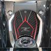 labelbike Adesivo 3D Protezione Chiave Accensione Moto Compatibile con Kawasaki Z900 2025 Colore: Rosso