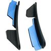 PYPFQUMQGR 2 Pezzi Paraurti Posteriore Parafanghi Paraspruzzi Passaruota Labbra Sopracciglia Per BENZ C117 CLA45 CLA180 CLA200 CLA250 AMG 2013-2019(Black)