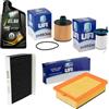 Somer Car KIT TAGLIANDO COMPATIBILE CON FIAT 500 L 1.6 MULTIJET 4 FILTRI + 5LT OLIO WR 5W30