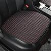 Eclove Cuscino per Sedile Auto Elegante, Cuscino Sedile Auto Anteriore in Pelle, Cuscini per CarTraspirante, Cuscino Autos Guidatore Antiscivolo, per Maggior Parte Delle Autos (Nero-Rosso, 50×50 cm)