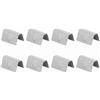 NOENNULL Deflettore Antipioggia per Auto in Acciaio Inossidabile Clamp/Holder di Fissaggio per Veicoli HEKO G3 SNED