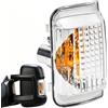 lvifloae Side mirror indicator light turn signal cover Transparent PC lens Suitable for Ducato from 2006 to 2024 Left side: 6325H0, 71748252, 71748254 (Left: 6325H0, 71748252, 71748254)