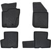 fussmattenprofi.com Fussmattenprofi Tappetini Auto Gomma per Dacia Duster 4x4 (1ª Generazione) 2010-2017 - su Misura, Antiscivolo, Inodore - Tappetino Auto Set Completo per Interni Auto