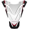 AZgraphishop PARASERBATOIO IN RESINA 3D COMPATIBILE CON DUCATI MONSTER 696 - 796 - 1100 GP-318(M) (White Red)