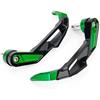 HJTEDHE Per Z900 Z1000 Z1000SX Z1000R Z800 Z250 Z300 Z400 Z750 Moto Manubrio Freno Leve Di Frizione Della Protezione Della Protezione Paramani Per Motocicletta(Green)