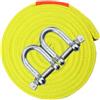 Generic di traino in nylon con ganci, corda di recupero resistente per veicoli, di fissaggio gialla per auto, camion, camper, auto, robusto cavo di traino in nylon