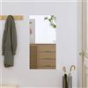 vidaXL Specchio da Parete 30x60 cm Vetro Rettangolare, Specchio, Specchio vanità, Specchio per Trucco, Specchio a Muro, Specchio pensile, specchi