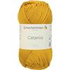 Schachenmayr Catania 9801210, Filo per maglieria, filato per uncinetto, in Cotone, 100% cotone, gold, 11,5 x 5,2 x 6 cm