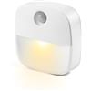 JSMTKJ Luce Notturna Batteria, LED Luce Notturna con Sensore di Movimento | Luci Notturne Bianca Calda per Cameretta, Camera da Letto, Scale, Corridoio