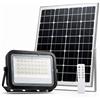 MAKA change your life quality MAKA Faro LED Solare 300W Proiettore da Giardino Esterno Illuminazione Solare Potente 2200 Lumen Luce Calda 3200K Faretto Impermeabile IP65 con Pannello 15W Batteria 25000mAh e Telecomando (300 W)