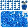 Hexizexi 800 gemme di ghiaccio in acrilico blu finto ghiaccio in acrilico gemme di ghiaccio per vasi, feste, decorazioni da scrivania, artigianato