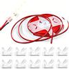 VISSQH Kit di Connettori a Striscia LED, Cavo di Prolunga da RGB 5050 12 m,Cavo LED da 12V,Connettori Strisce Led Spina 8 mm 2 pin, 2pin Rapido Connettore Cavo per SMD 5050 5630 monochrom LED Strip
