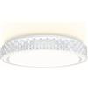 NAIZY Lampada da soffitto 60W LED Lampada da soffitto Dimmerabile con strass in acrilico e telecomando, lampada moderna Φ48x8cm, per camera da letto, camera dei bambini, per camera da letto, soggiorno