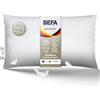 BEFA NATUR Cuscino in piuma, 60 x 80 cm, 100% piume, peso di riempimento 1125 g, adatto alle persone allergiche (NOMITE), certificato per il benessere degli animali (DOWNPASS), certificato Oeko-TEX