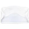 HOMCA Federa di Ricambio Lavabile, Solo per 70x40x8,5/14cm Cuscino, Bianco