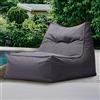 SXBCyan Fodera Pouf da Esterno (Senza Imbottitura) Poltrona a Sacco Galleggiante in Oxford, Resistente alle Intemperie, for Esterni, Senza Imbottitura, for Giardino, Spiaggia, Piscina(Dark Grey)